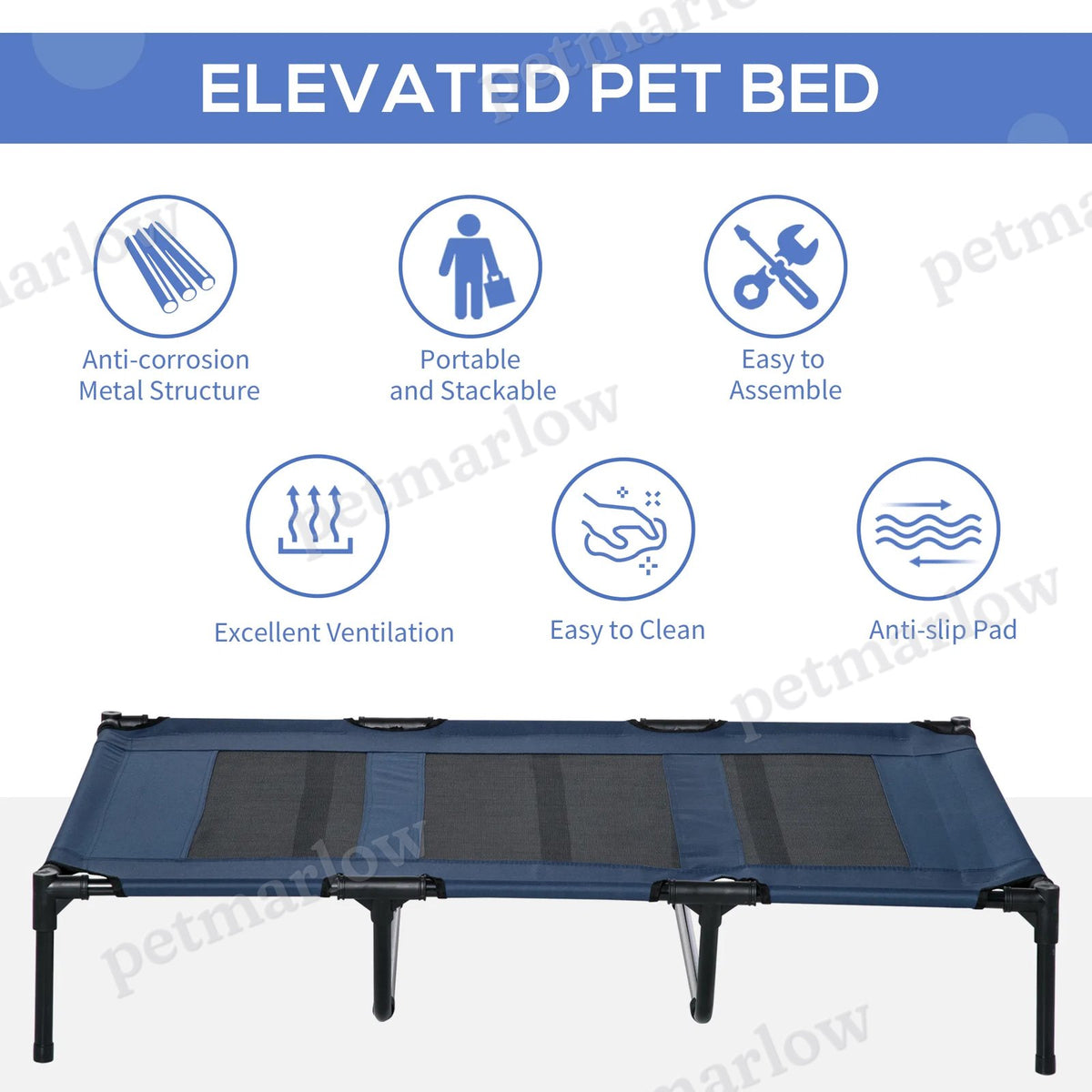 Elevated Pet Bed for Indoor and Outdoor Use – view 5