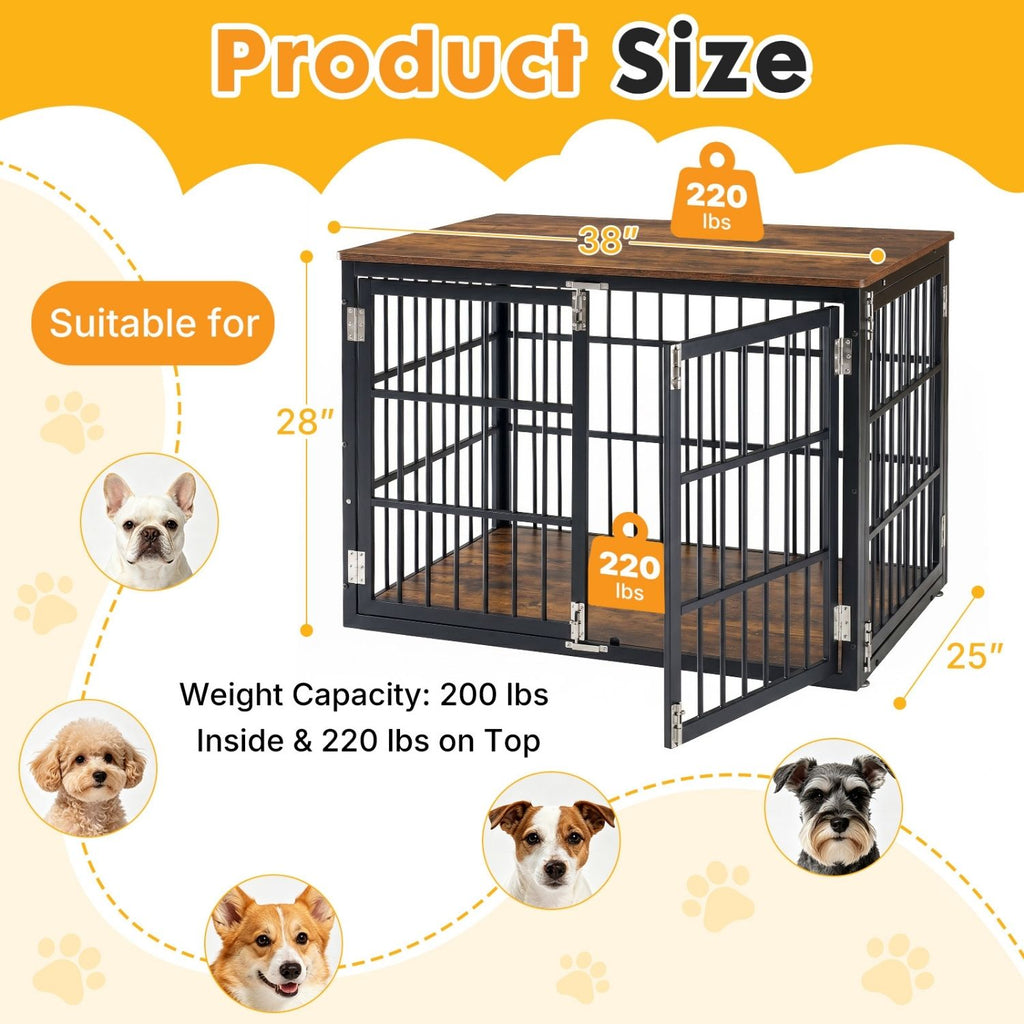 Heavy Duty Dog Crate Furniture for Large Dogs – view 11
