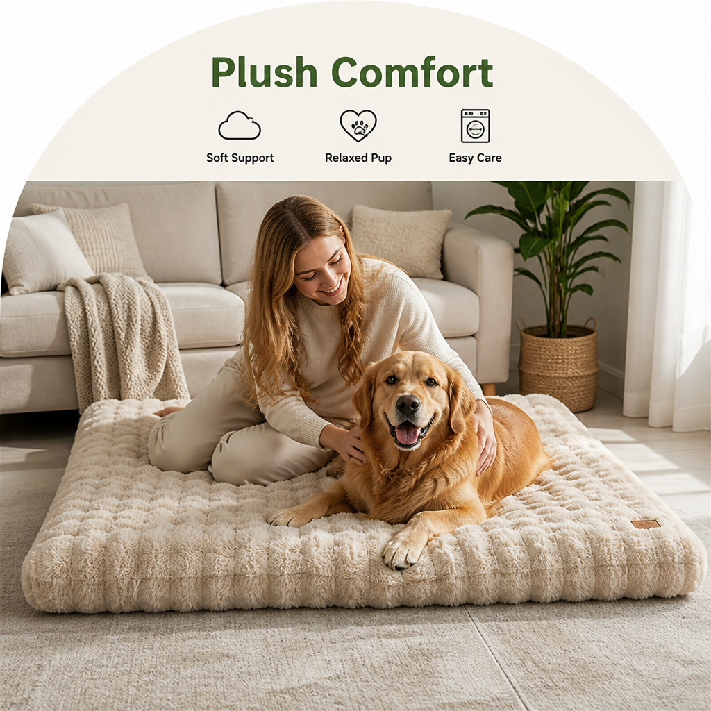 Petmarlow Thick Polyurethane Foam & Removable Cover Dog Bed – view 7