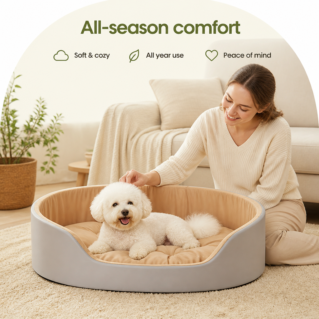 Petmarlow Four Seasons Thick Polyester Dog Bed – view 8