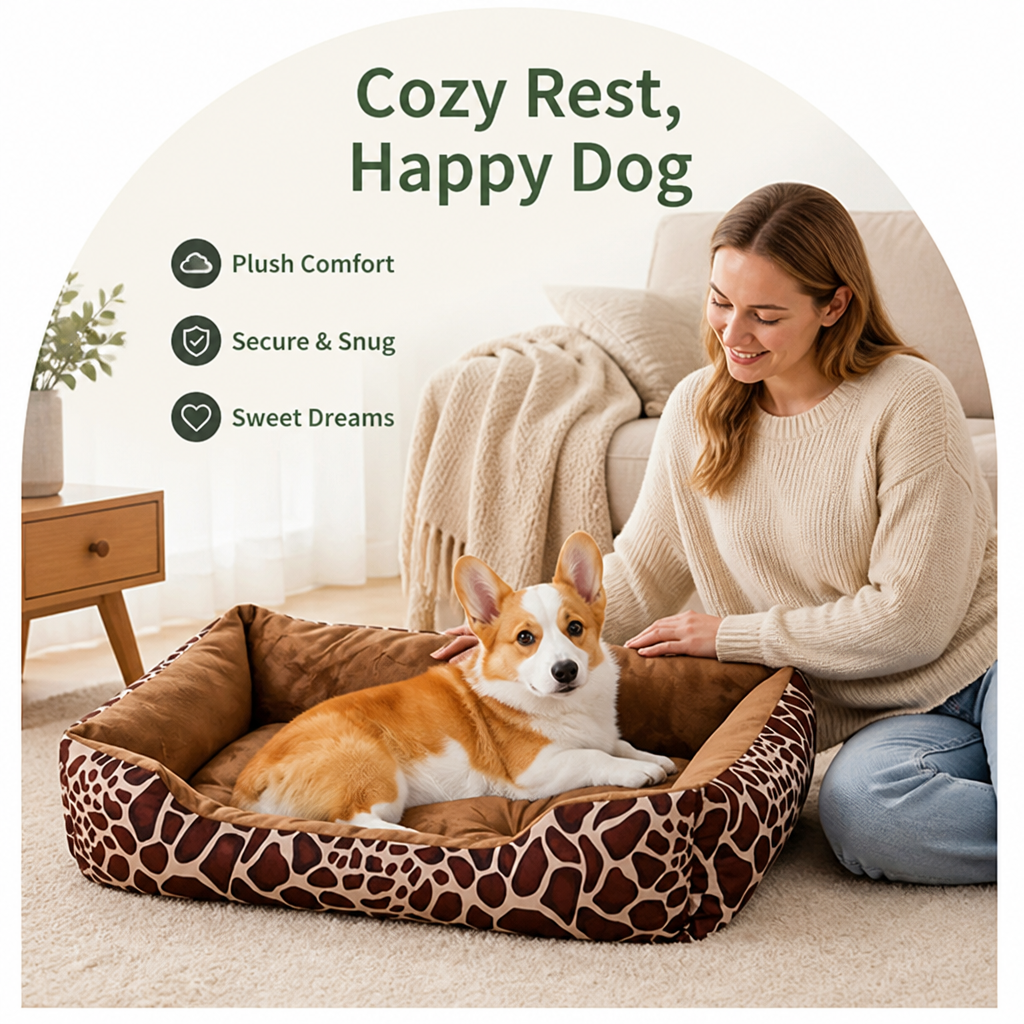 Petmarlow Plush Polyester Dog Bed (Multiple Sizes) – view 7