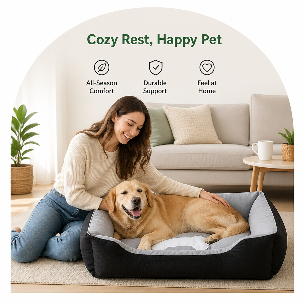 Petmarlow All-Season High-Resilience Dog & Cat Bed – view 7