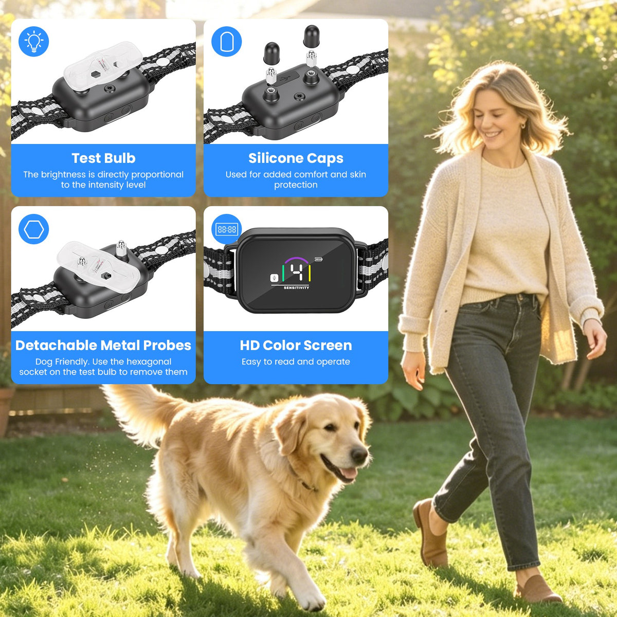 2-in-1 Dog Training and Bark Control Collar – view 7
