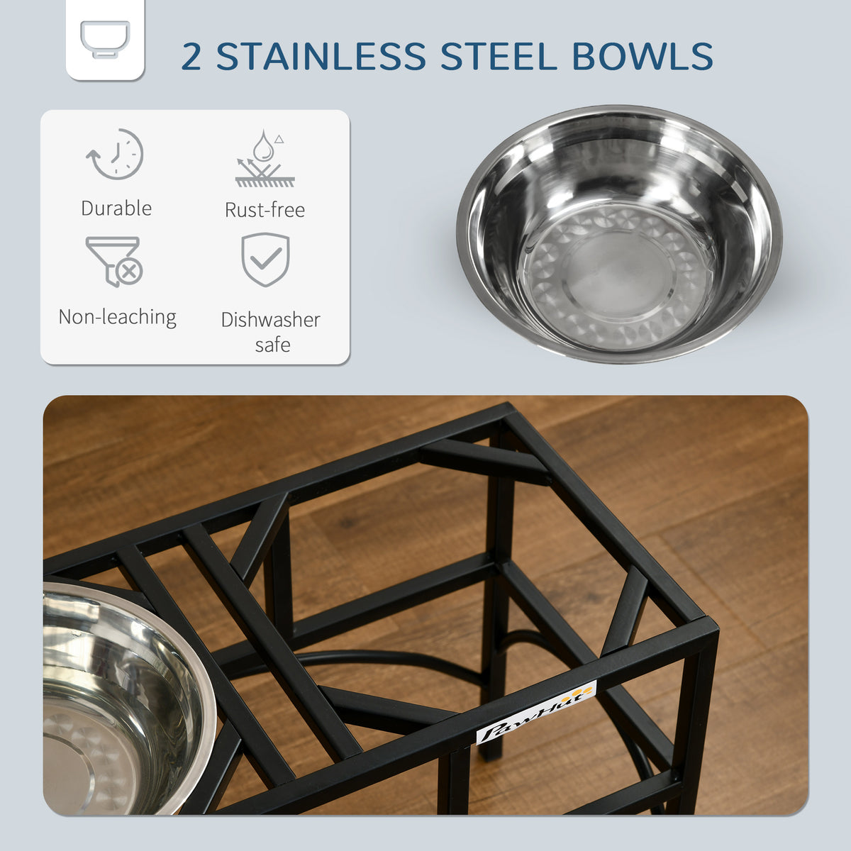 Elevated Dog Bowls for Healthy Feeding Posture – view 9