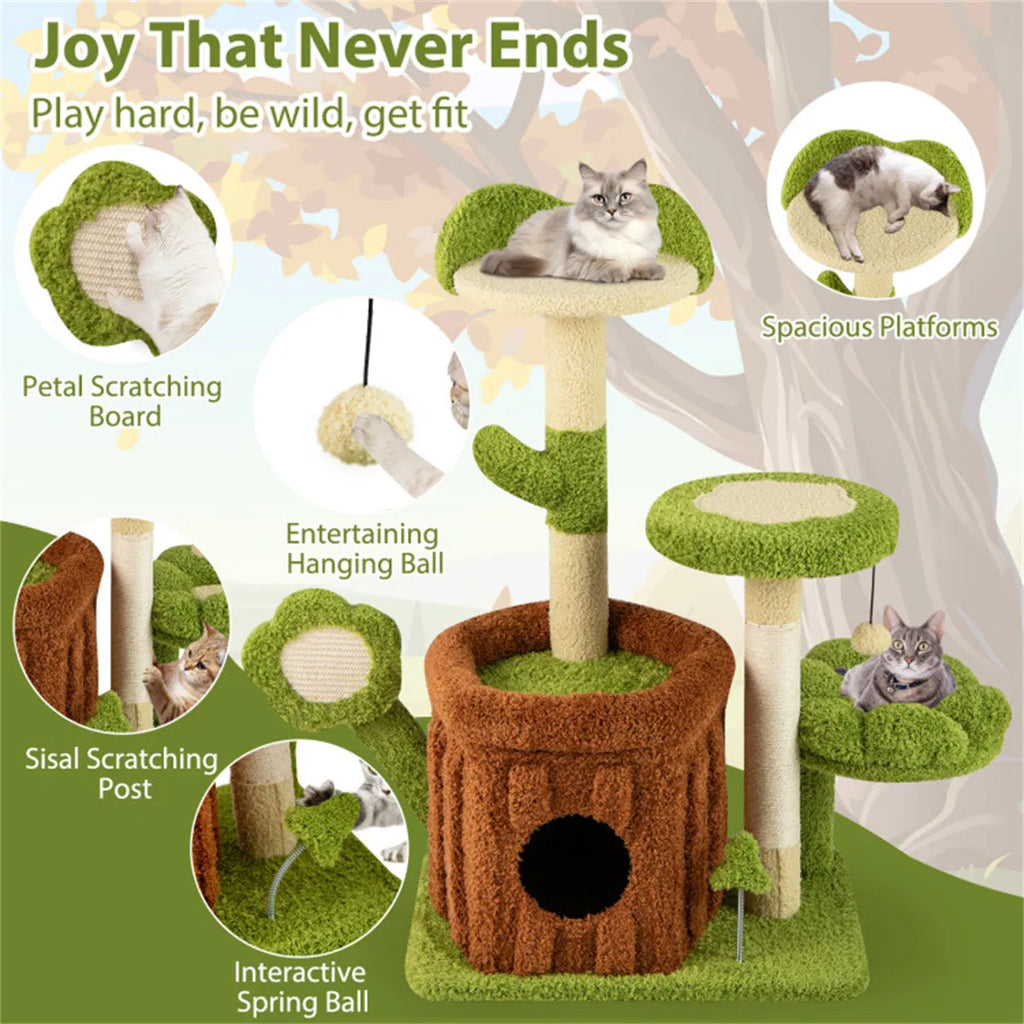 Jungle Theme Cat Tree – view 7