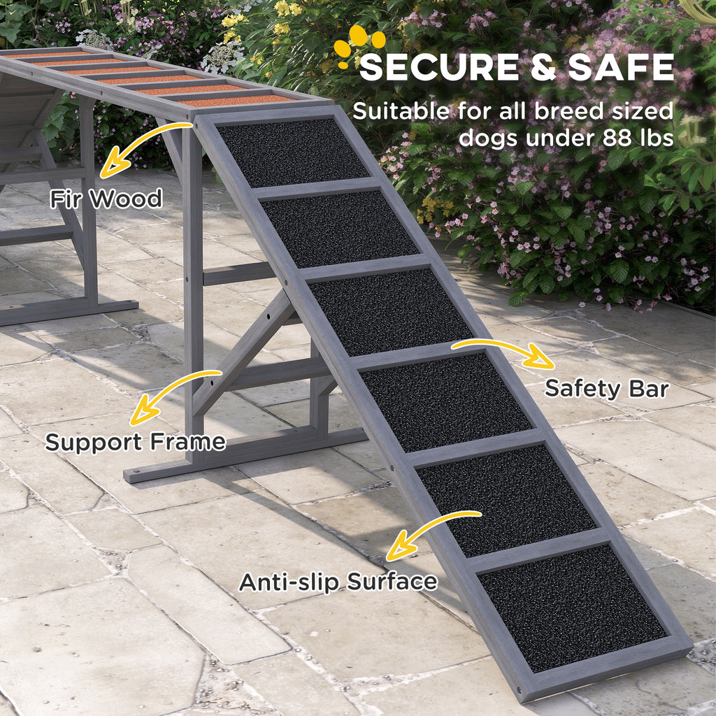 Dog Agility Training Ramp with Safety Bar – view 7