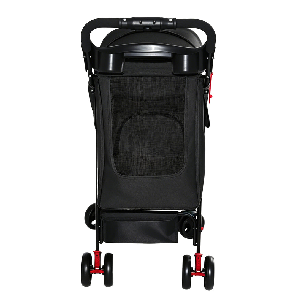 Foldable Pet Stroller for Small Dogs and Cats Up to 28 lbs