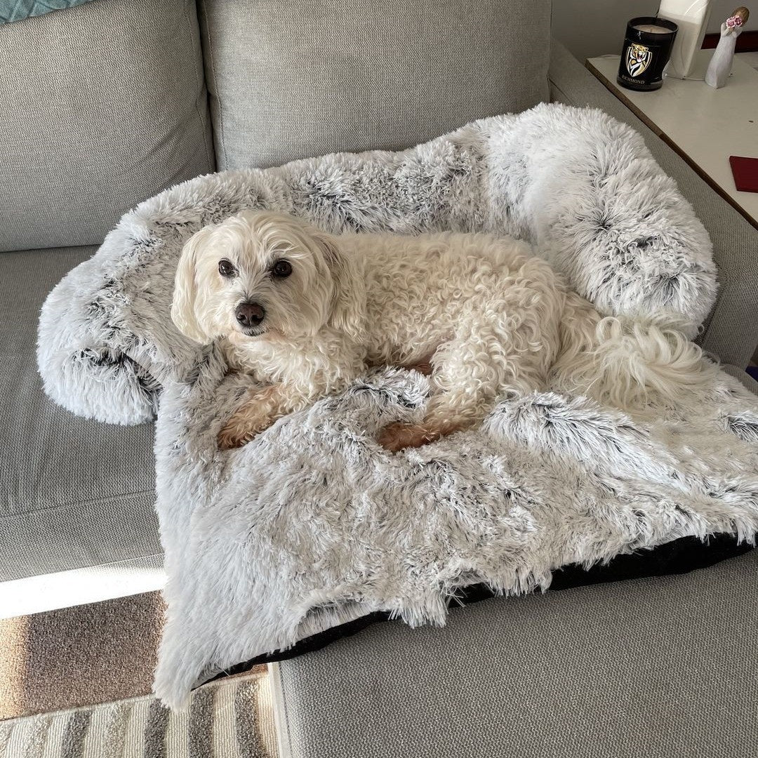 Plush Faux Fur Dog Bed