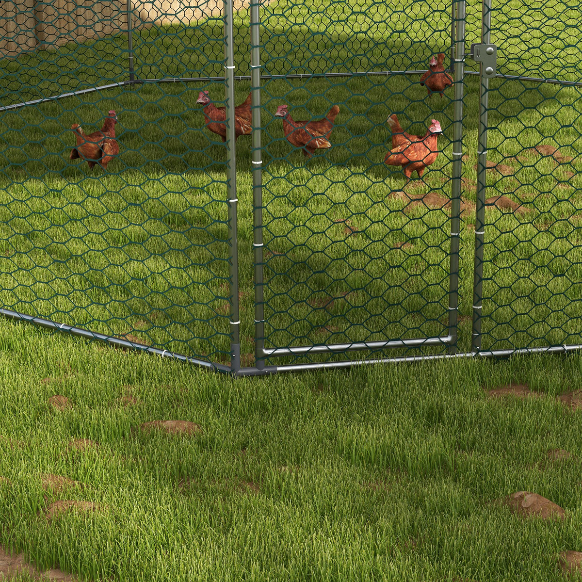 Chicken Run with Cover for 19-25 Chickens – view 9