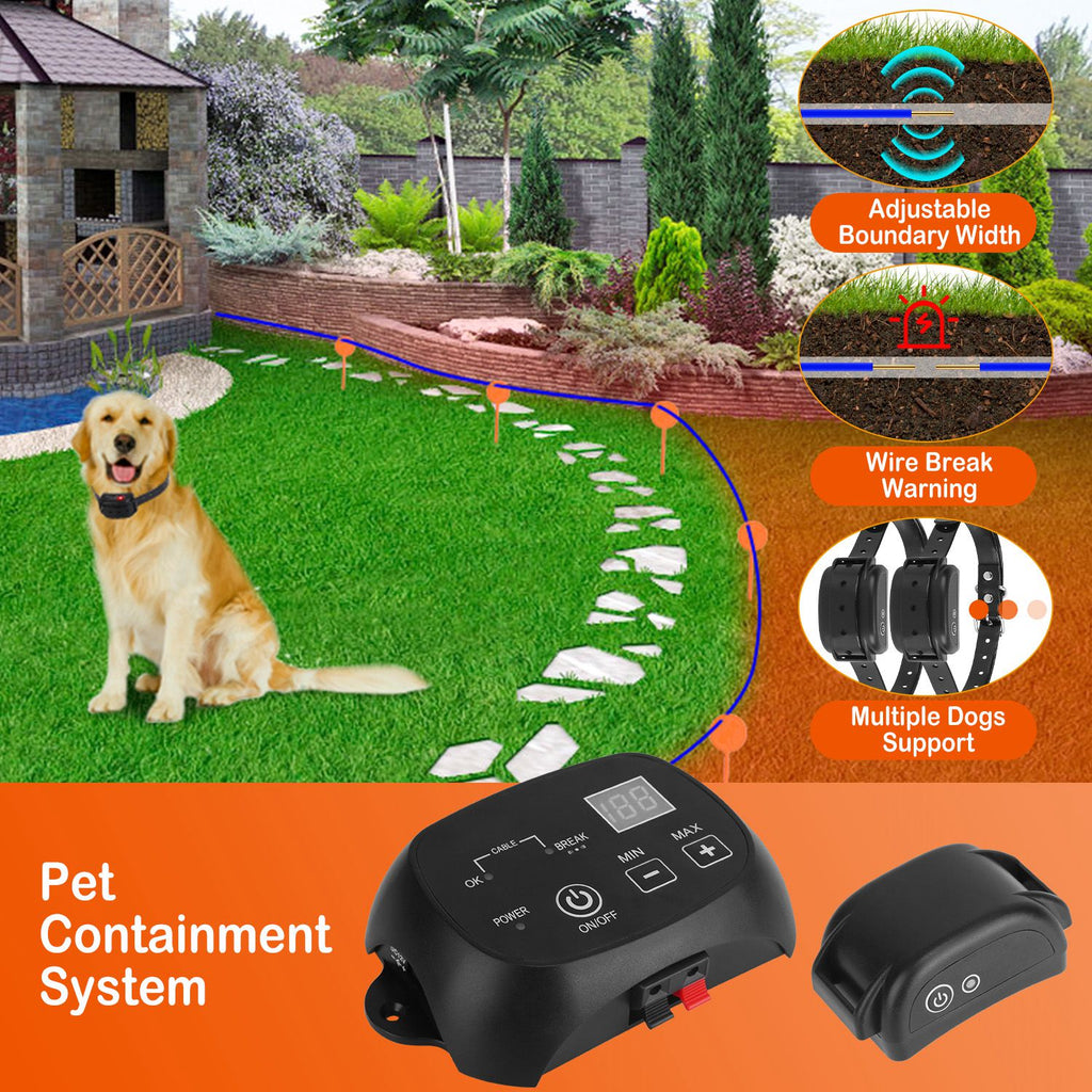 Dog Fence System with Adjustable Levels and Waterproof Receiver – view 11