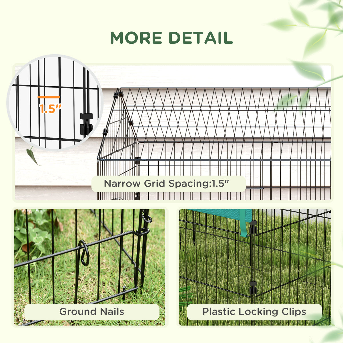 Small Animal Playpen with Roof for Outdoor Comfort – view 9
