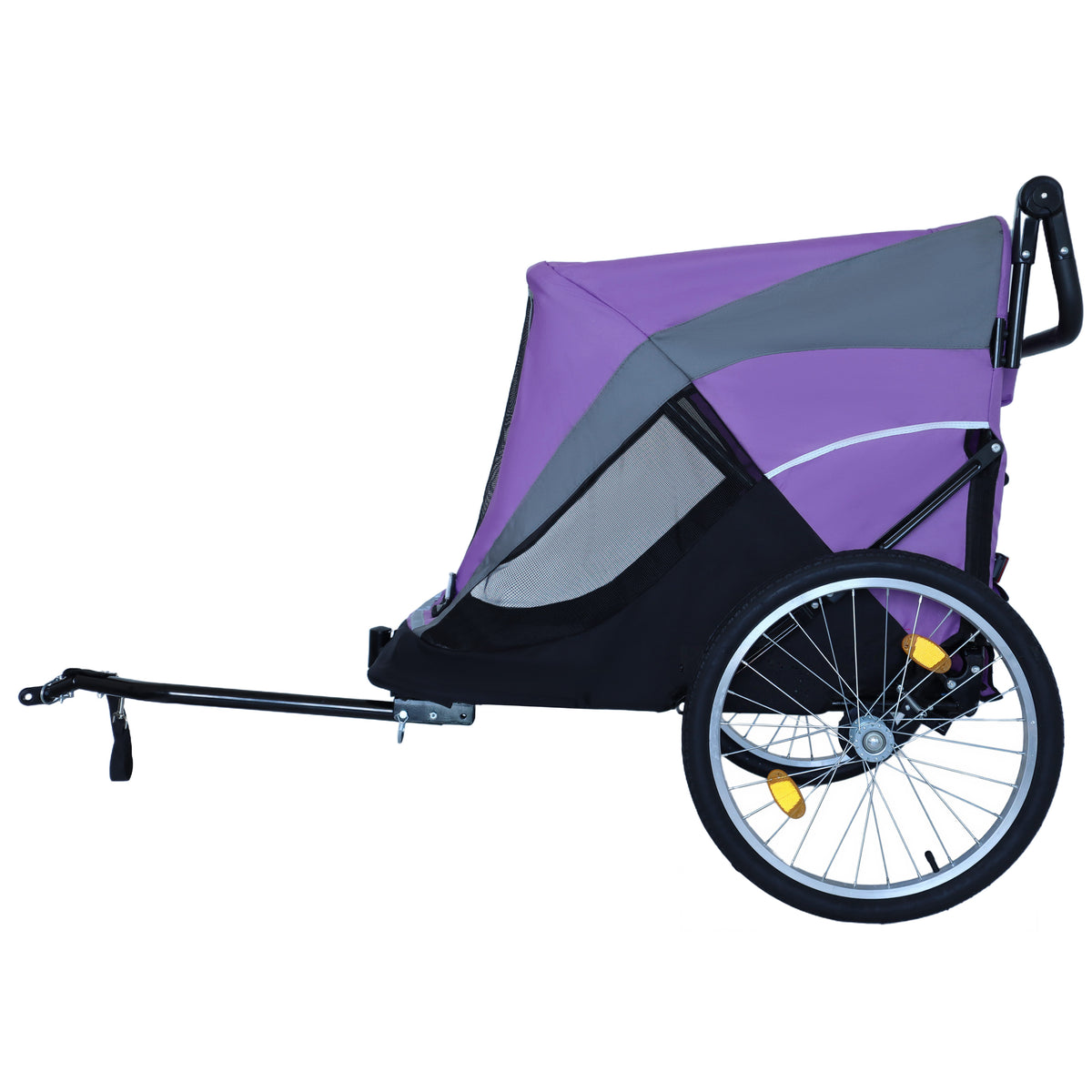 2-in-1 Bike Trailer & Push Cart for Pets – view 10