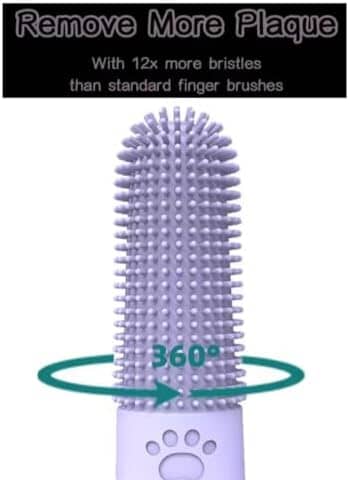 4Pcs 360° Pet Finger Toothbrush – view 7