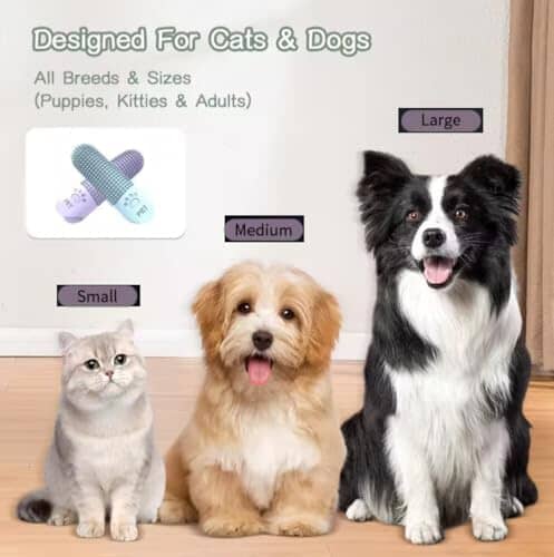 4Pcs 360° Pet Finger Toothbrush – view 8