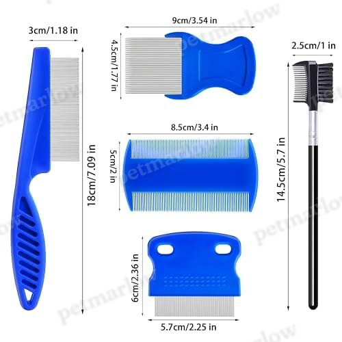 5 Pack Flea Lice Comb – view 3