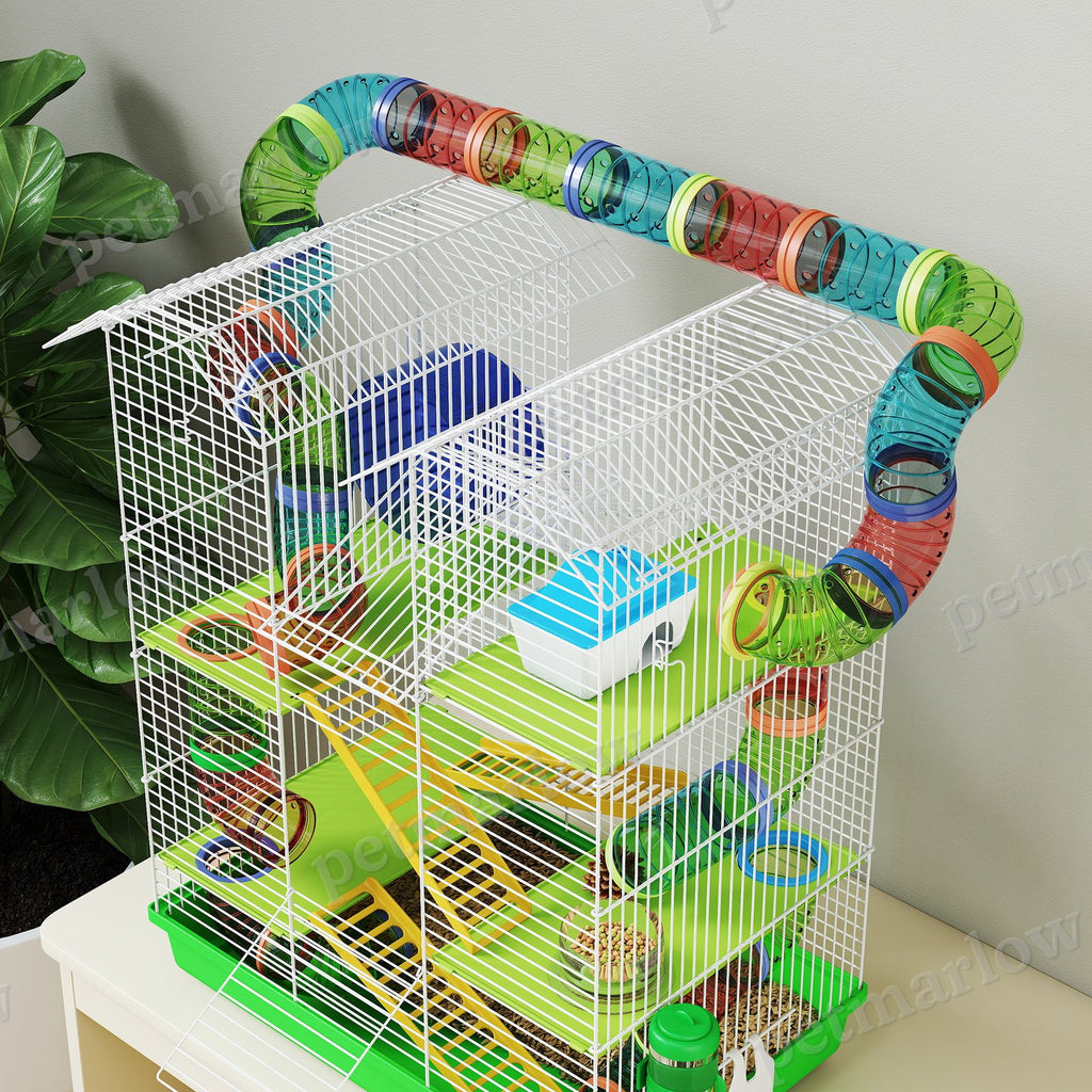 5-Tier Hamster Cage with Tubes and Accessories – view 3