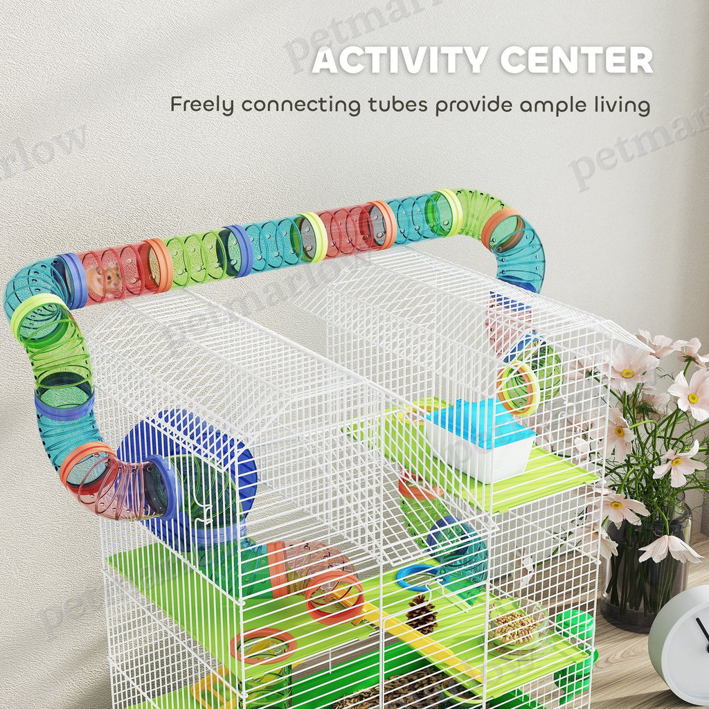 5-Tier Hamster Cage with Tubes and Accessories – view 5