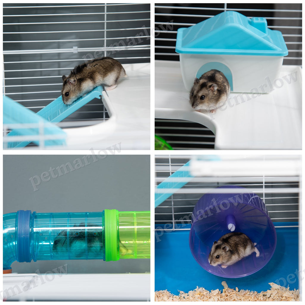 5-Tier Hamster Cage with Wheel and Water Bottle – view 5