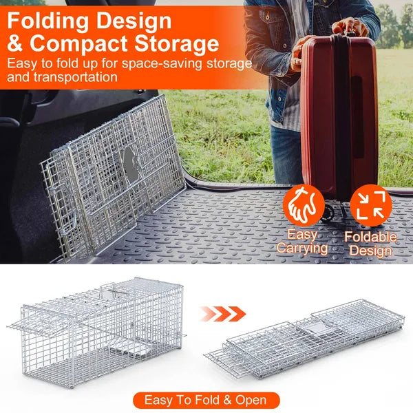 Live Animal Trap Cage for Cats and Small Animals – view 10