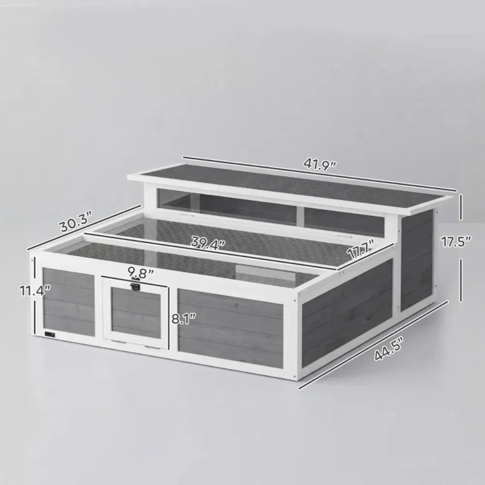 Turtle Cage with Cozy Retreat and Spacious Run – view 7