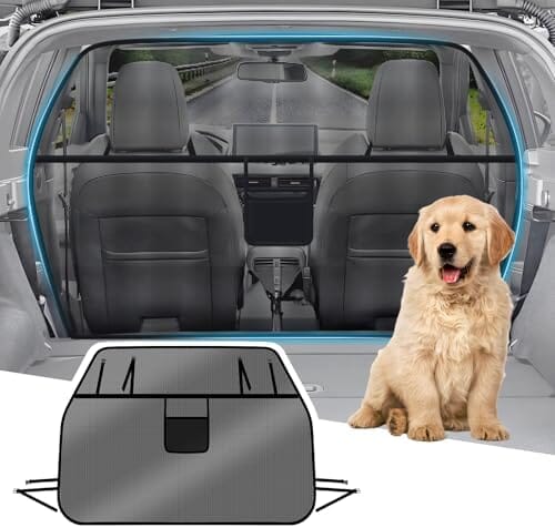 51.2" Wide Dog Car Divider Back Seat Barrier Behind Front Seats