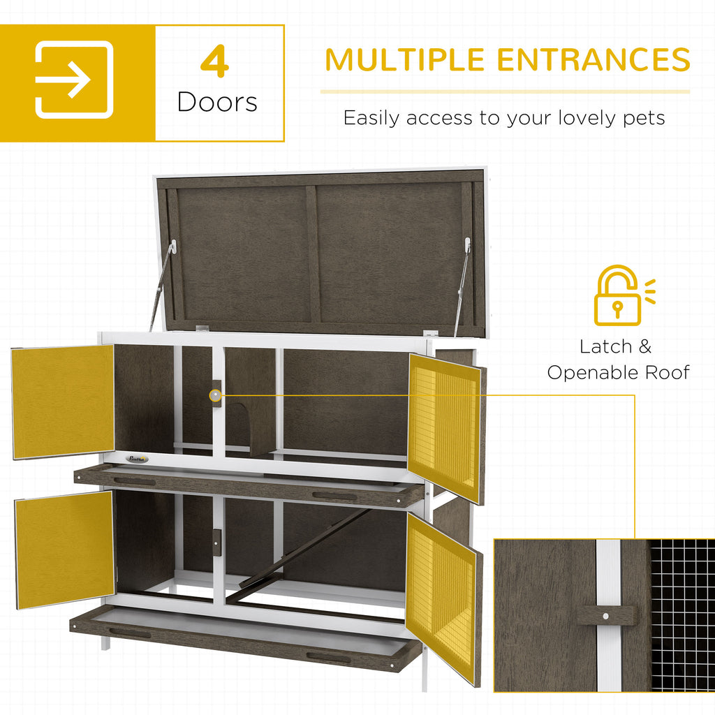 Bunny Hutch with Ramp for Indoor or Outdoor Use – view 9