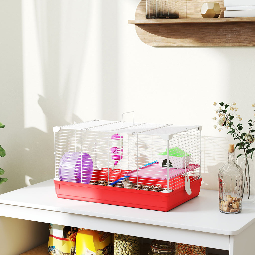 Hamster Cage with Exercise Wheel and Accessories – view 7