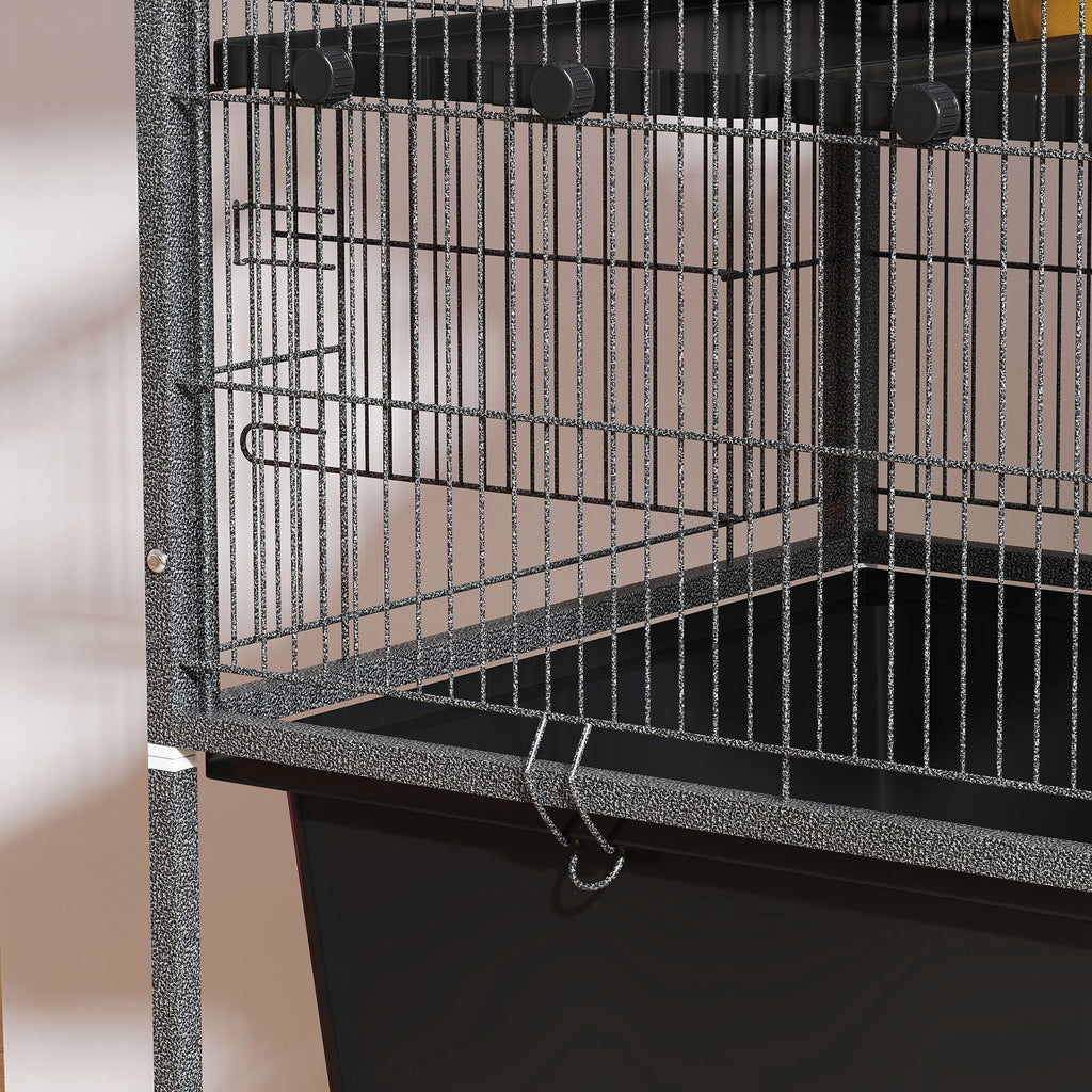 5-Tier Small Animal Cage with Rolling Tray and Hammock – view 9