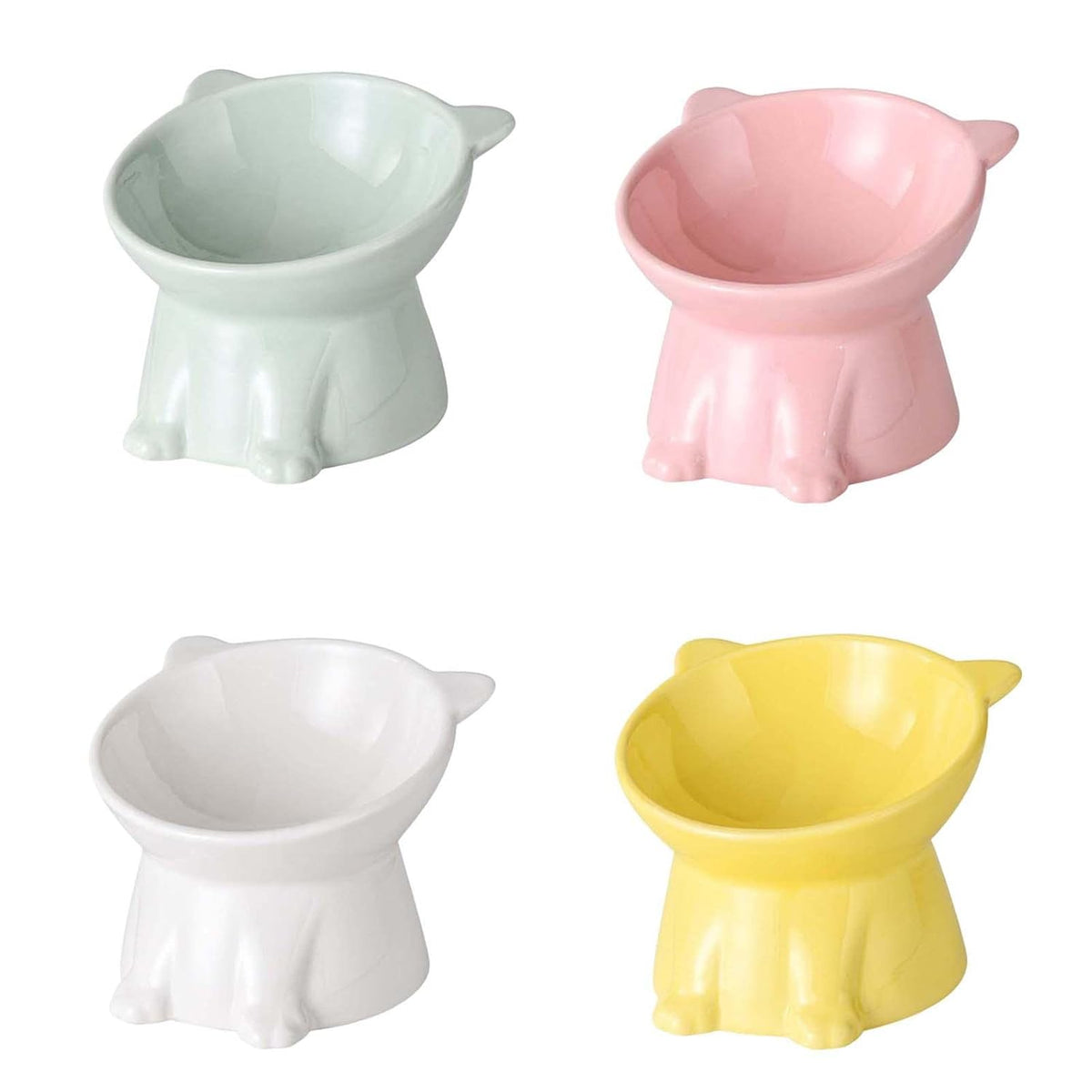 Elevated Porcelain Pet Bowl - Stylish Raised Feeder – view 7