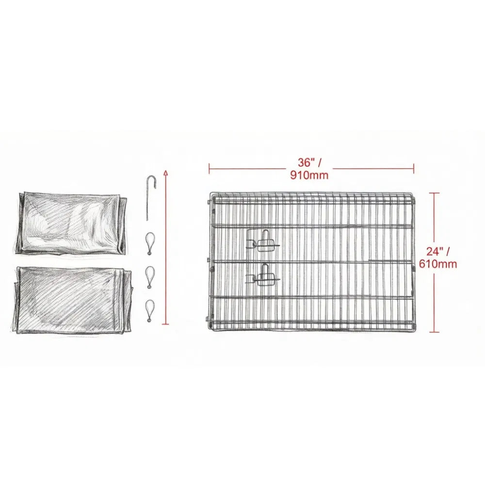 Dog Playpen for Small and Medium Pets – view 7