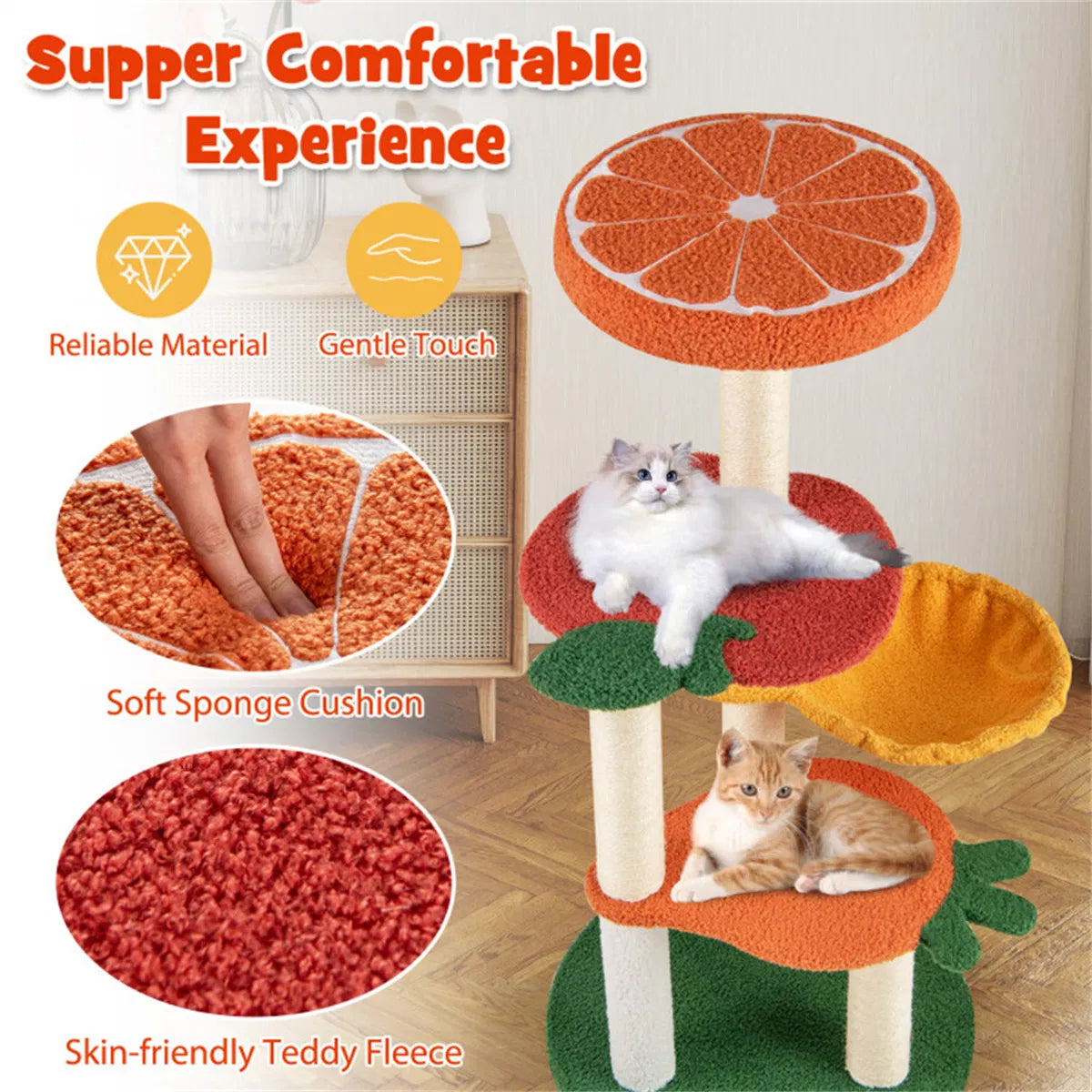 Cat Tree Pet Activity Center Cat Apartment – view 8