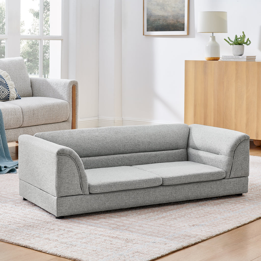 Oversized Pet Sofa with Curved Armrests for Comfort – view 9