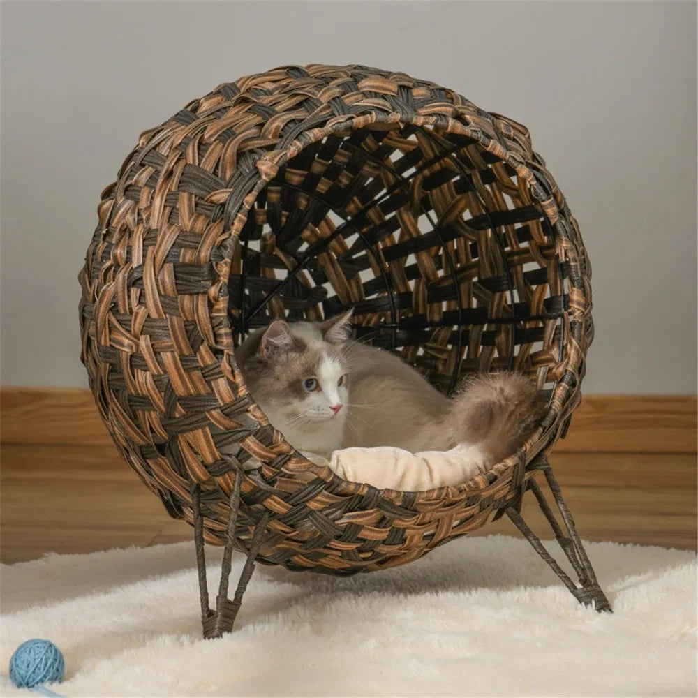 Cat Bed/Cat House - Brown – view 8