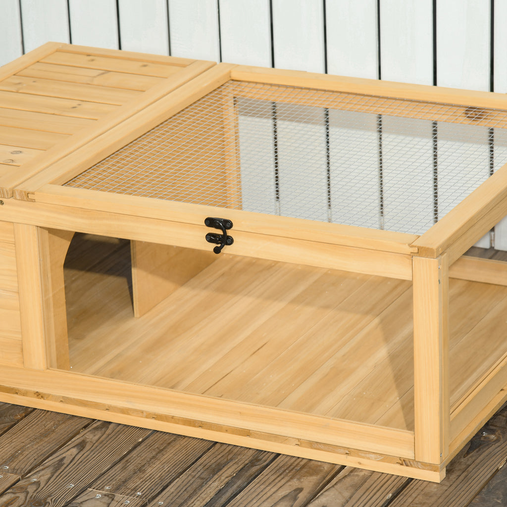Wooden Reptile Cage with Top Access for Small Animals – view 9