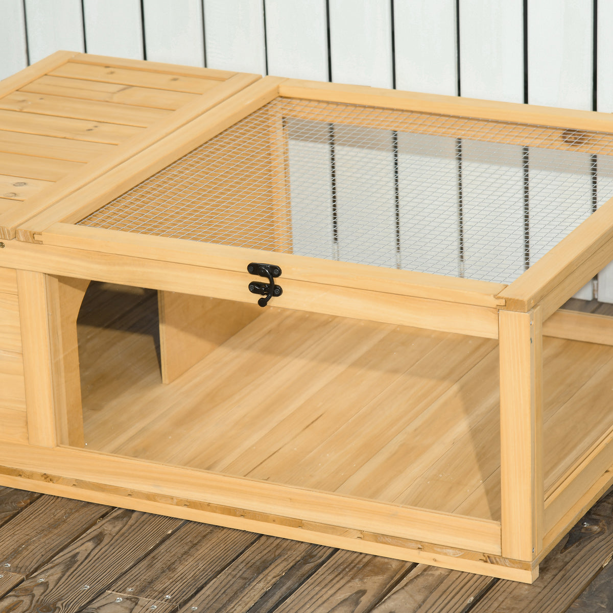 Wooden Reptile Cage with Top Access for Small Animals – view 9
