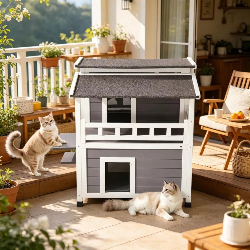 Heated Cat House for Outdoor Comfort – view 7