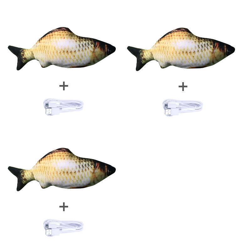 Electric Jumping Fish Toy for Cats - No Cat Nip – view 9
