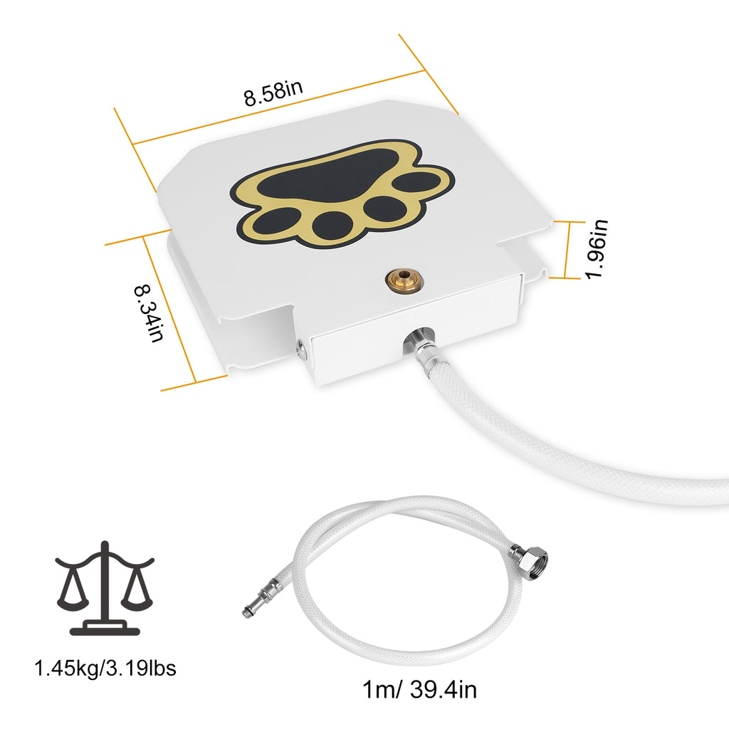 Dog Water Fountain with Step-on Pedal – view 7