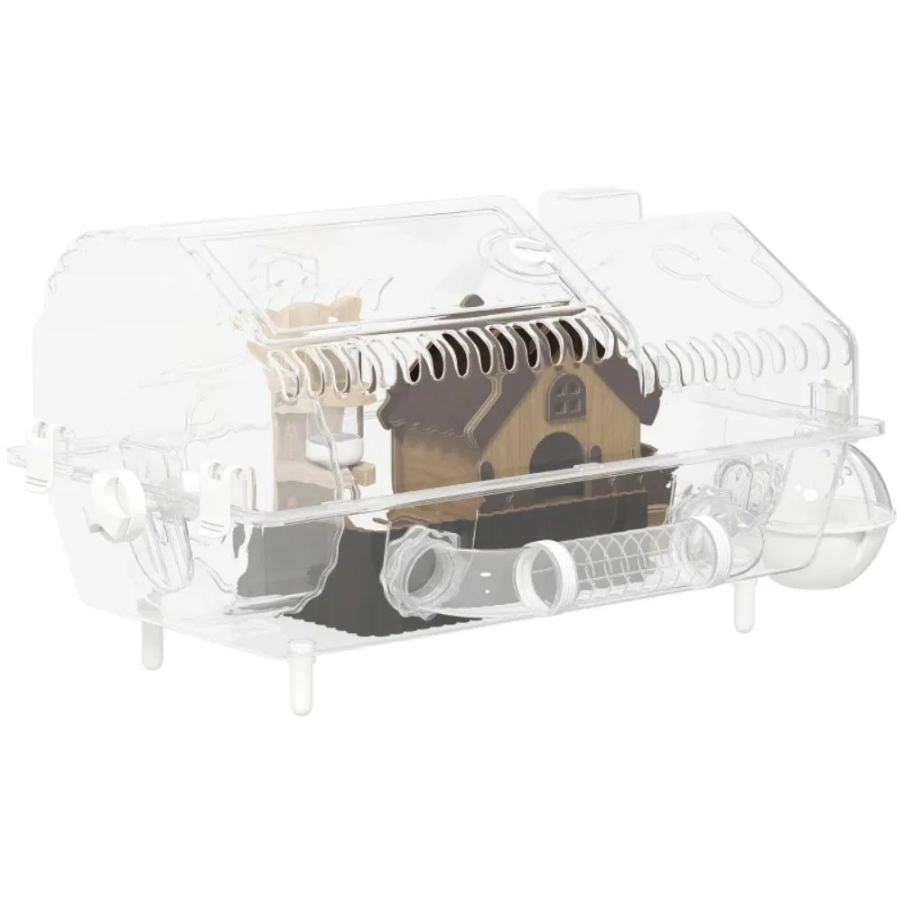Hamster Cage with Exercise Wheel and Accessories – view 9