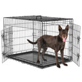 Metal Dog Crate with Two Doors