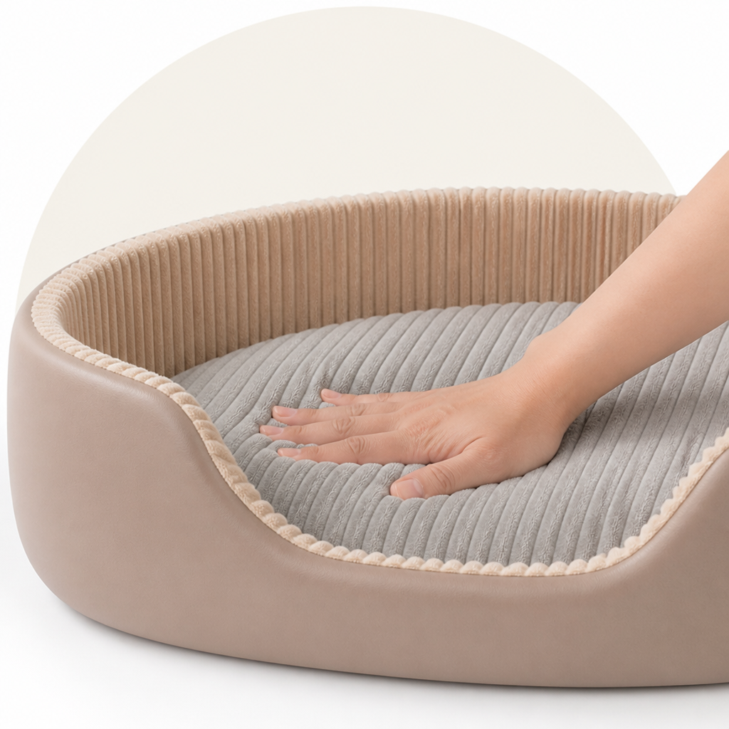 Petmarlow Orthopedic High-Density Sponge Dog Bed (Removable Washable Cover) – view 10