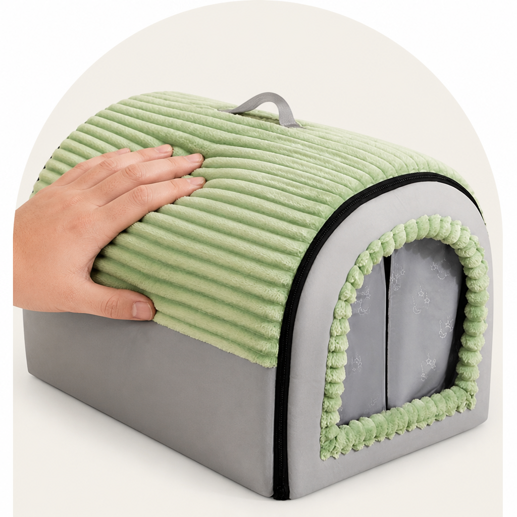 Petmarlow Insulated Washable Pet Cave Bed (Removable Cover) – view 7