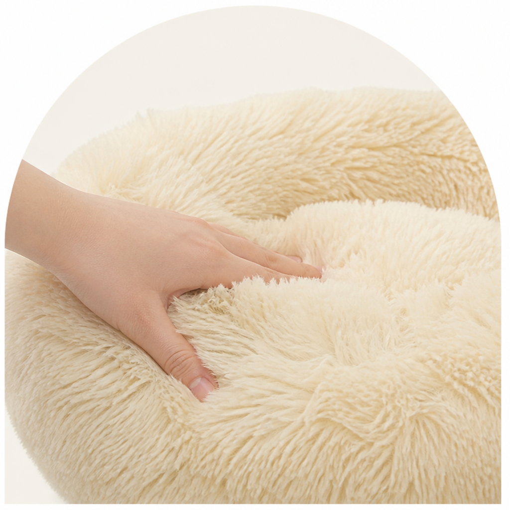 Petmarlow Alpaca Plush High-Rebound Pet Bed – view 8