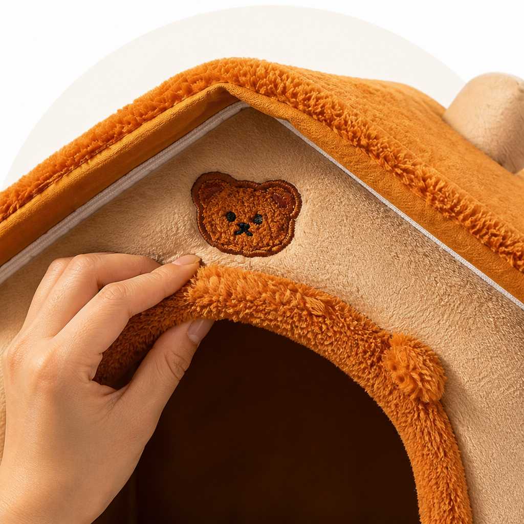 Petmarlow Foldable & Washable Cozy Cave Pet Bed – view 9