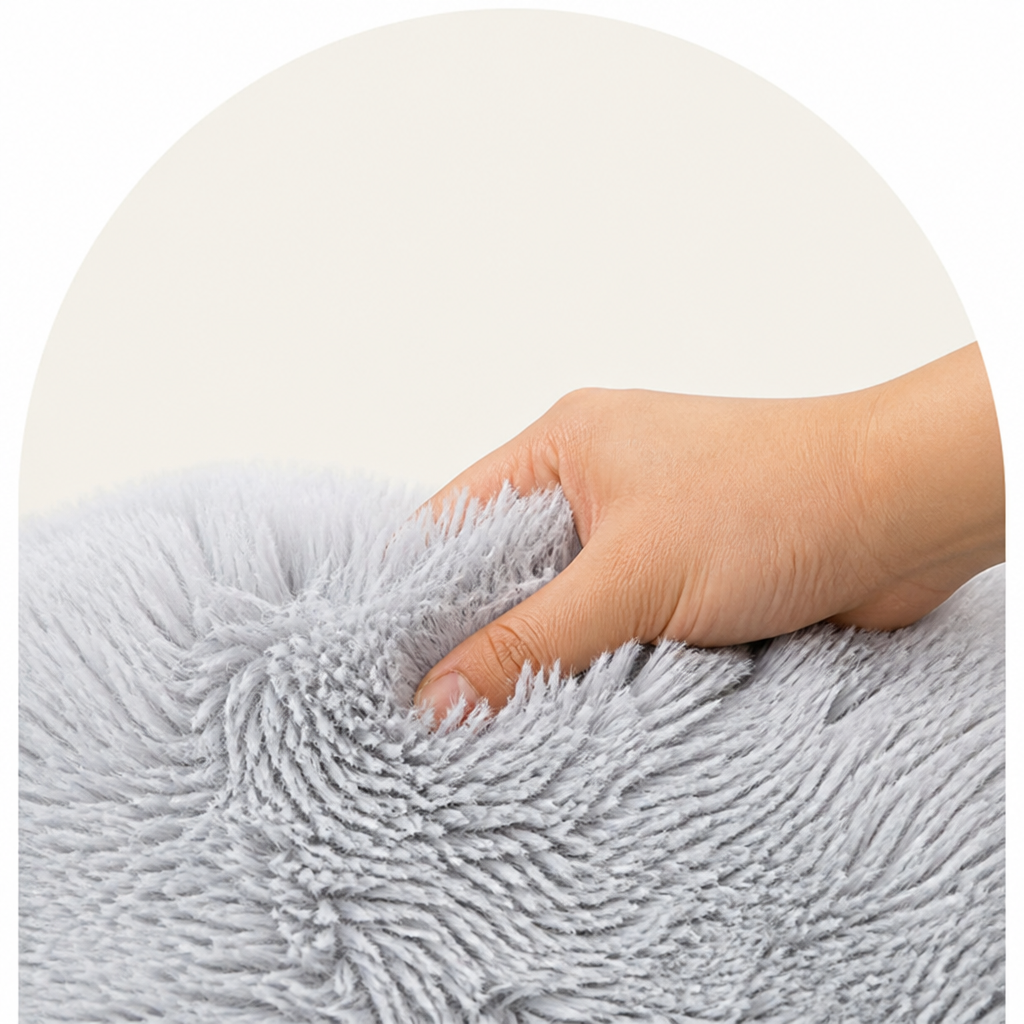 DogBedHouse Thick Fleece Lined & Washable Pet Mat (Removable Cover) – view 7