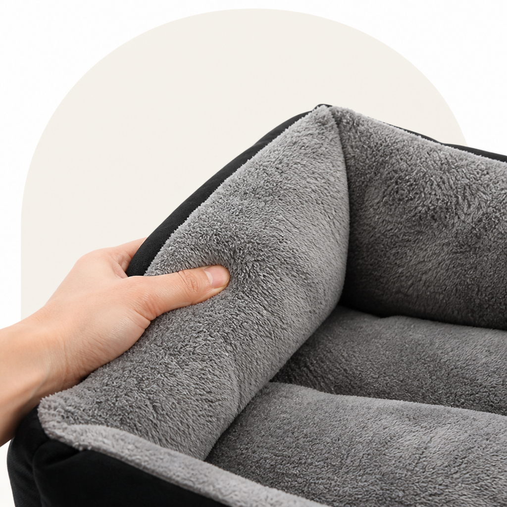 Petmarlow Plush Mattress-Style & Easy-Clean Polyester Pet Bed (Indoor/Outdoor) – view 9