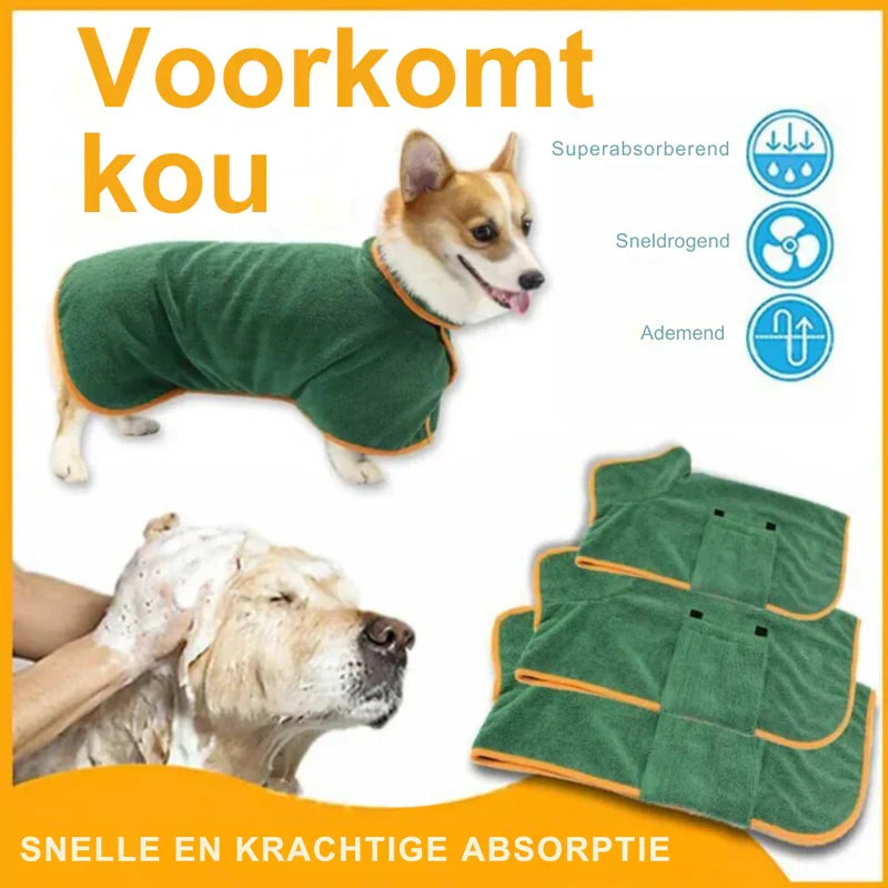 Comfortable Dog Bathrobe – view 14