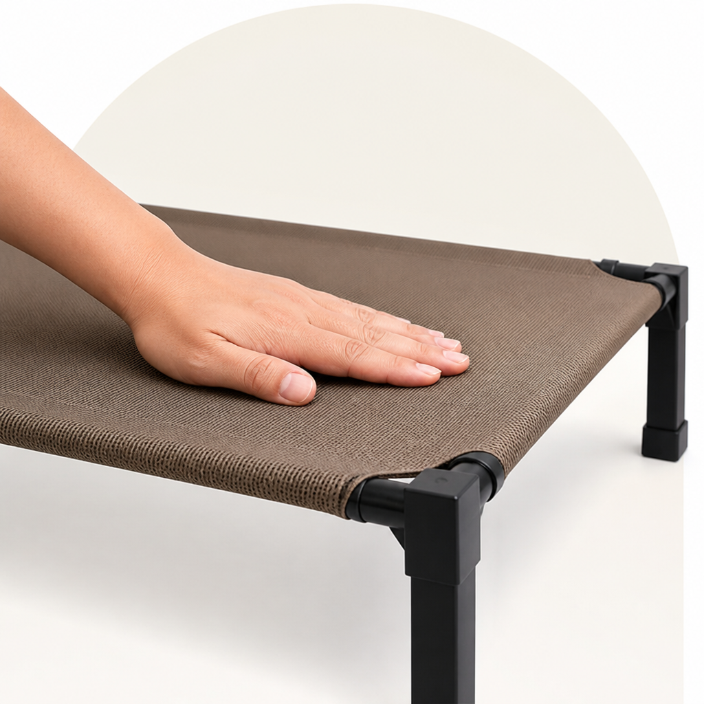 Petmarlow Elevated Washable Breathable Mesh Dog Bed – view 13