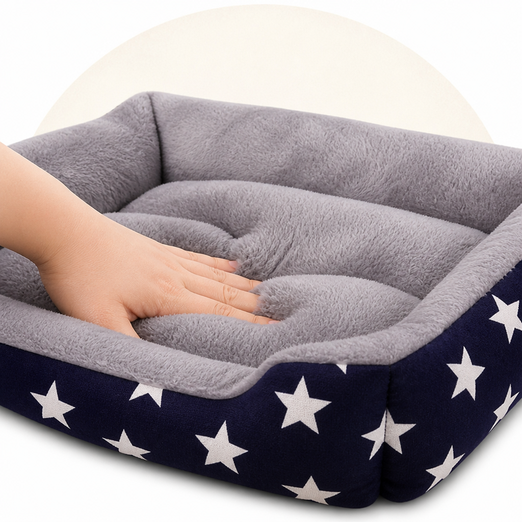 Petmarlow Blue Star Easy-Clean Polyester Dog Mat – view 13