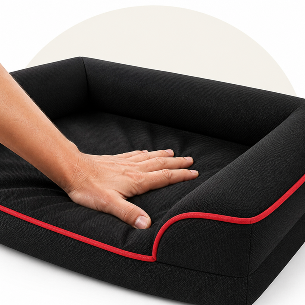 Petmarlow Orthopedic Egg-Crate Foam & Non-Slip Dog Bed (Removable Washable Cover) – view 16